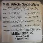Used- Safeline Model Powerphase Pro Metal Detector