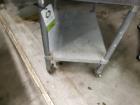 Used Stainless Steel Table On Locking Casters