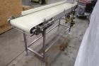 Belt Conveyor, 96 In. Long X 17.5 In. Wide X 46 In. Tall, Ss Frame