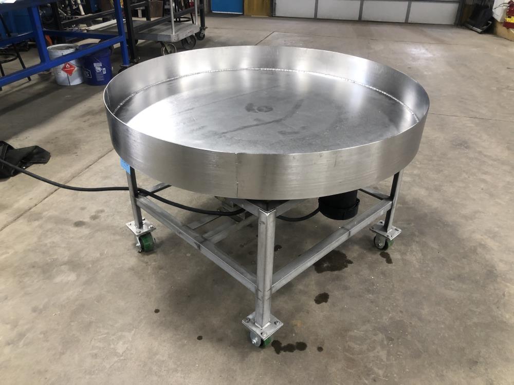 Stainless Steel 48 in. diameter sorting table