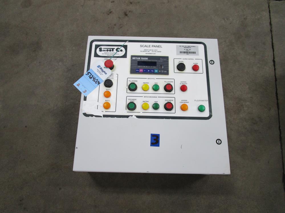 Smoot SS Scaling Hopper w/ Load Cells, Readout, and Control Panel