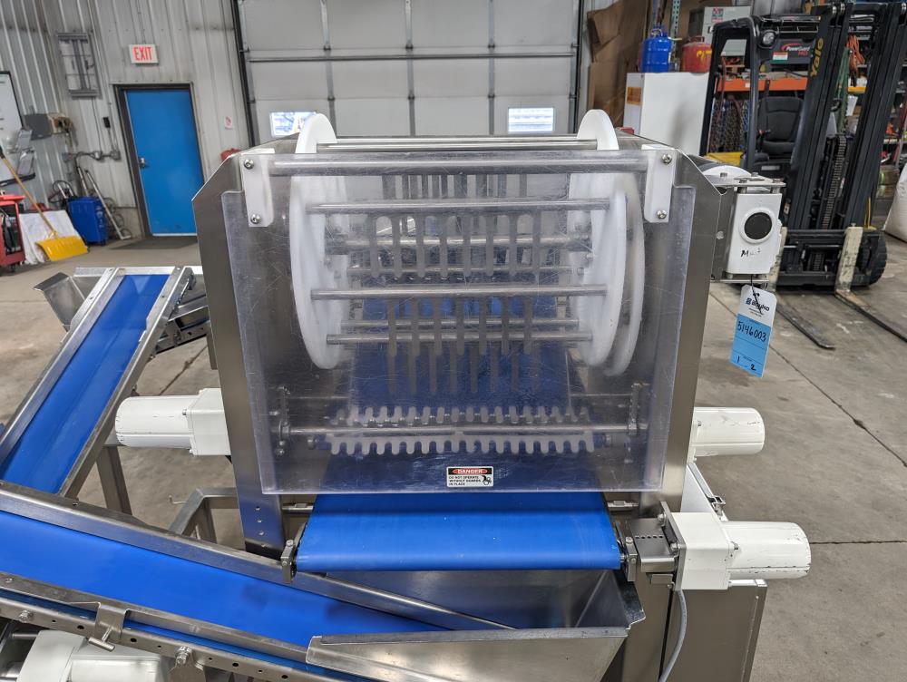Quantum Conveyorized Topping Applicator with Reclaim Conveyor