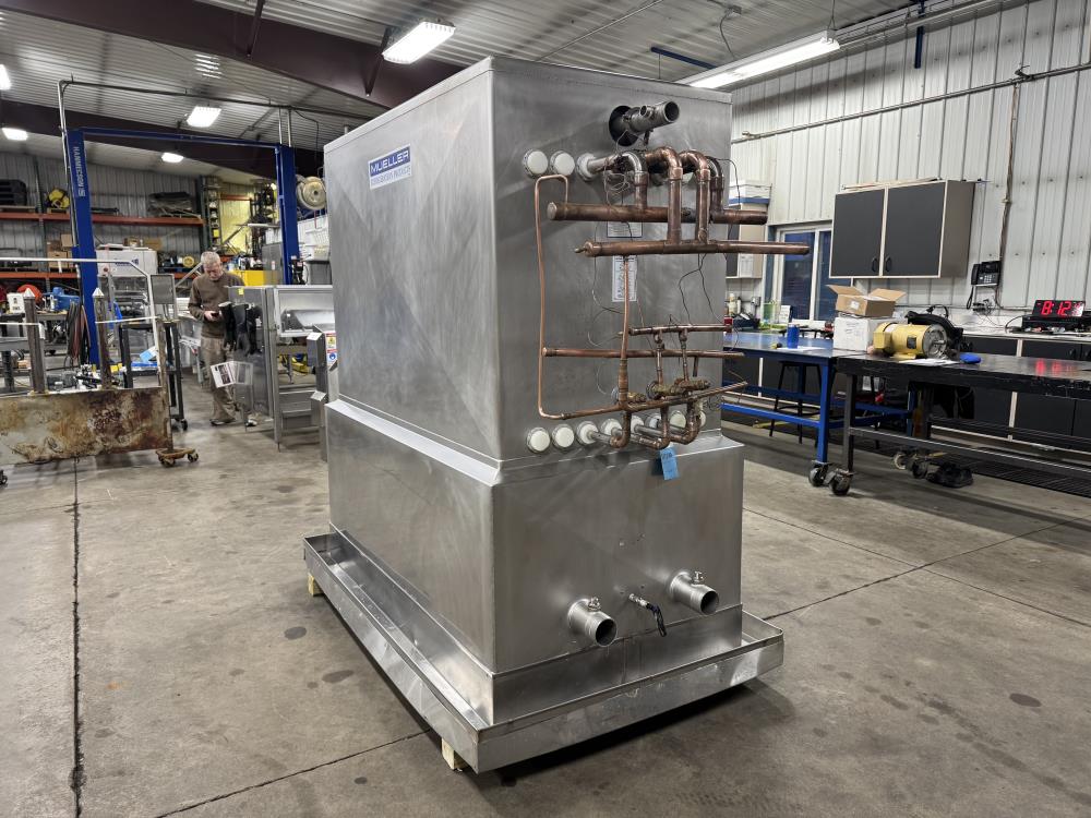 Mueller 4 Plate Falling Film Water Chiller with Condensers