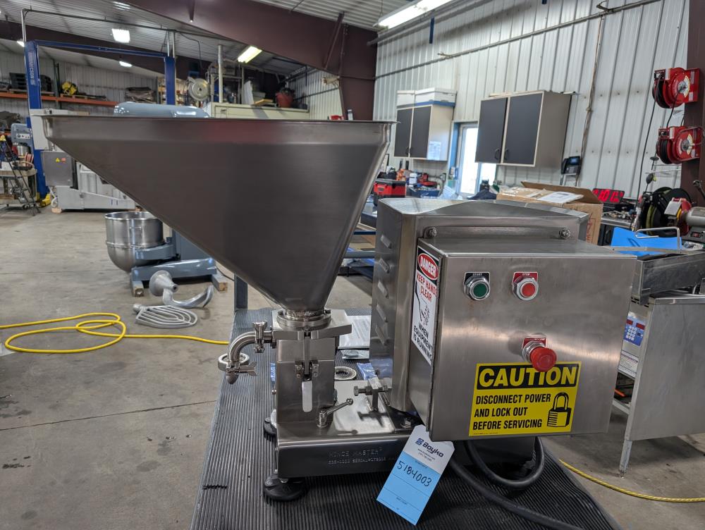 Used Mince Master 535-1000 Vertical Emulsifier – 5 HP, Spare Plates ...