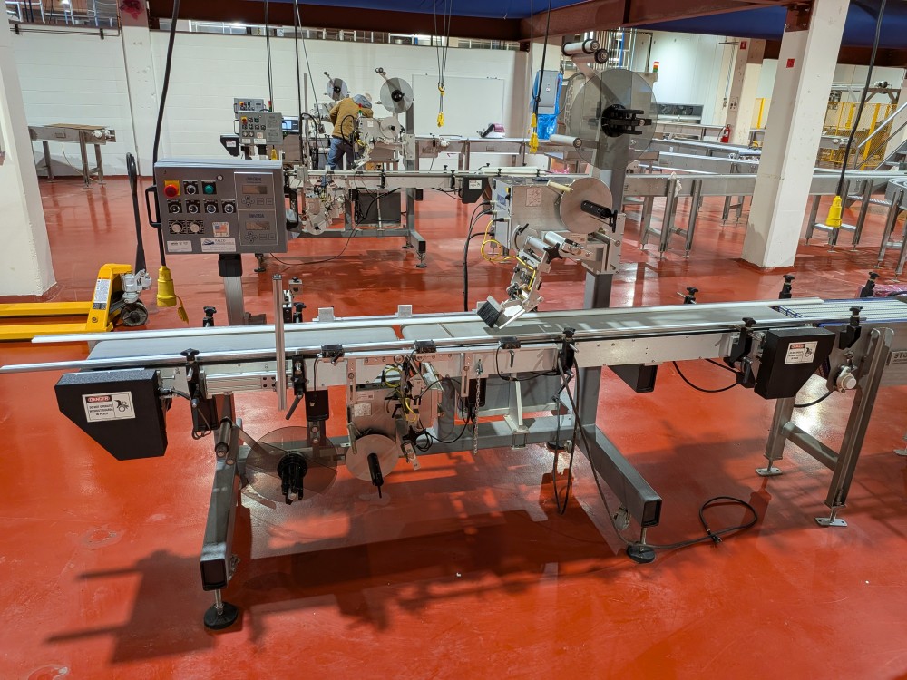 Universal Top and Bottom Label Applicator – Inline Pressure Sensitive ...